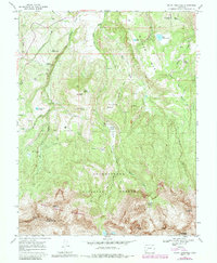 Mount Sneffels 1967 topographic map thumbnail