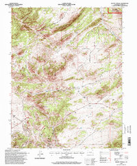 Mount Tyndall 1994 topographic map thumbnail