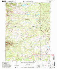 Mount Werner 2000 topographic map thumbnail