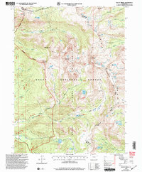 Mount Zirkel 2000 topographic map thumbnail