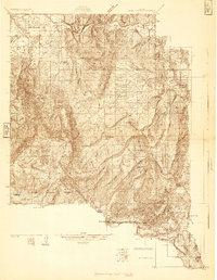 Mt. Harris 1924 topographic map thumbnail