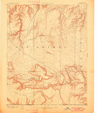 Mt Carrizo 1892 topographic map thumbnail