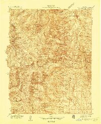 Mt. Lincoln 1938 topographic map thumbnail