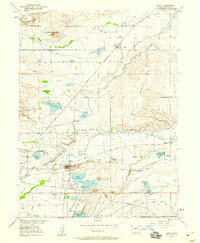 Niwot 1950 topographic map thumbnail