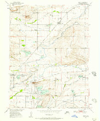 Niwot 1950 topographic map thumbnail