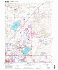 Niwot 1967 topographic map thumbnail