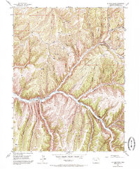 No Name Ridge 1952 topographic map thumbnail