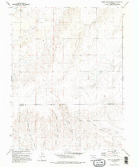 North Of Big Spring 1979 topographic map thumbnail