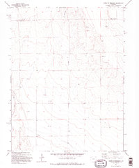 North Of Brandon 1982 topographic map thumbnail