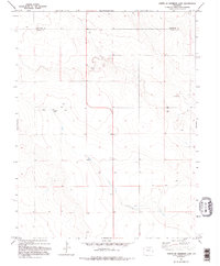 North Of Sheridan Lake 1982 topographic map thumbnail