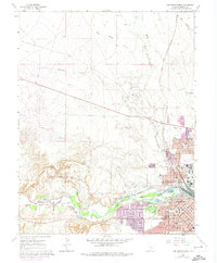 Northwest Pueblo 1961 topographic map thumbnail