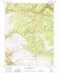 Nucla 1960 topographic map thumbnail