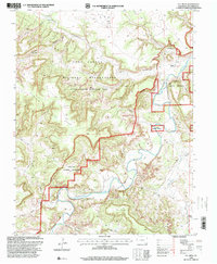 O V Mesa 1996 topographic map thumbnail