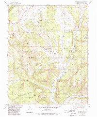 Oak Brush Hill 1984 topographic map thumbnail
