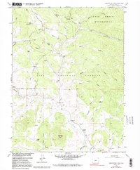 Observatory Rock 1958 topographic map thumbnail