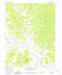 Observatory Rock 1958 topographic map thumbnail