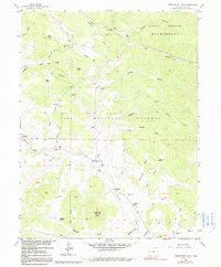 Observatory Rock 1958 topographic map thumbnail