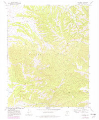 Ojito Peak 1967 topographic map thumbnail