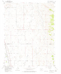 Olathe NW 1955 topographic map thumbnail