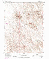 Old Baldy 1971 topographic map preview