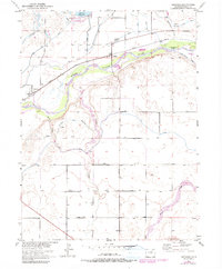 Orchard 1951 topographic map thumbnail