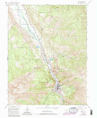 Ouray 1955 topographic map thumbnail