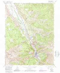 Ouray 1955 topographic map preview