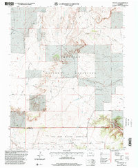 Packers Gap 1996 topographic map thumbnail