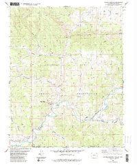 Pagosa Junction 1984 topographic map thumbnail
