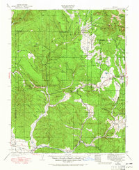 Pagosa Springs 1924 topographic map thumbnail