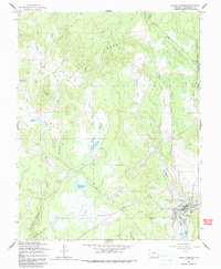 Pagosa Springs 1964 topographic map thumbnail