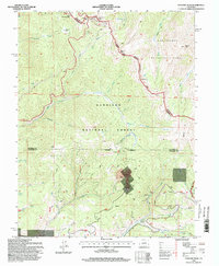 Pahlone Peak 1994 topographic map thumbnail