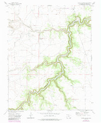 Painted Canyon 1972 topographic map thumbnail