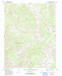 Palomino Mountain 1973 topographic map thumbnail