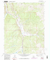 Pando 1970 topographic map thumbnail