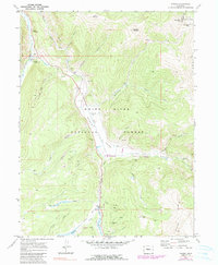 Pando 1970 topographic map preview