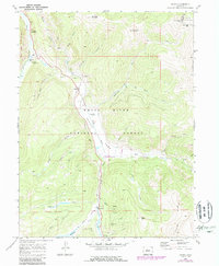 Pando 1970 topographic map thumbnail