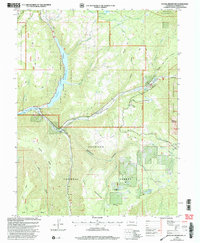 Paonia Reservoir 2001 topographic map thumbnail