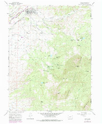 Paonia 1965 topographic map thumbnail
