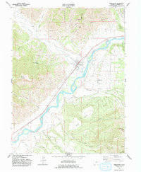 Parachute 1962 topographic map thumbnail