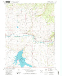 Parshall 1980 topographic map preview