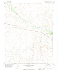 Patterson Crossing 1971 topographic map thumbnail