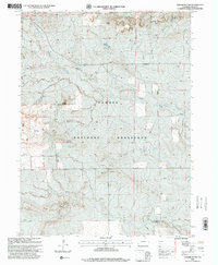 Pawnee Buttes 1997 topographic map thumbnail
