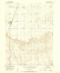 Peetz 1953 topographic map preview