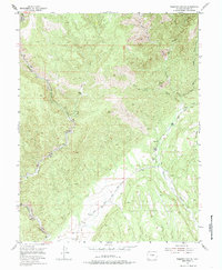 Phantom Canyon 1954 topographic map thumbnail