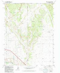 Pierce Gulch 1963 topographic map thumbnail