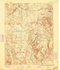 Pikes Peak 1894 topographic map thumbnail