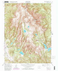 Pikes Peak 1951 topographic map thumbnail