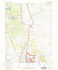 Pikeview 1961 topographic map preview