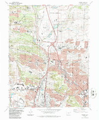 Pikeview 1986 topographic map thumbnail